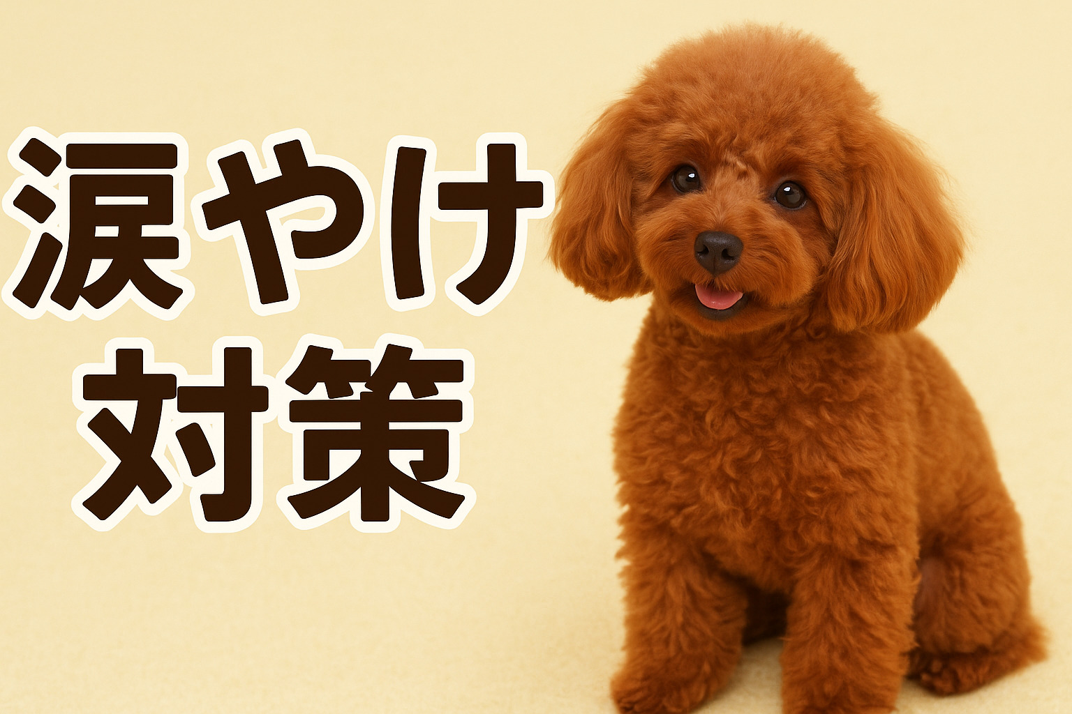 涙やけ対策