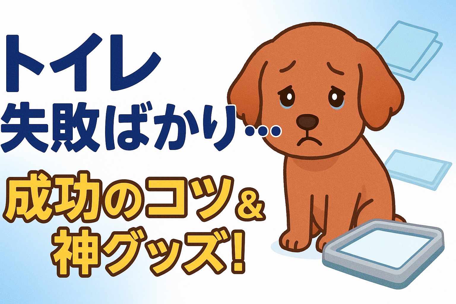 犬のトイレ失敗