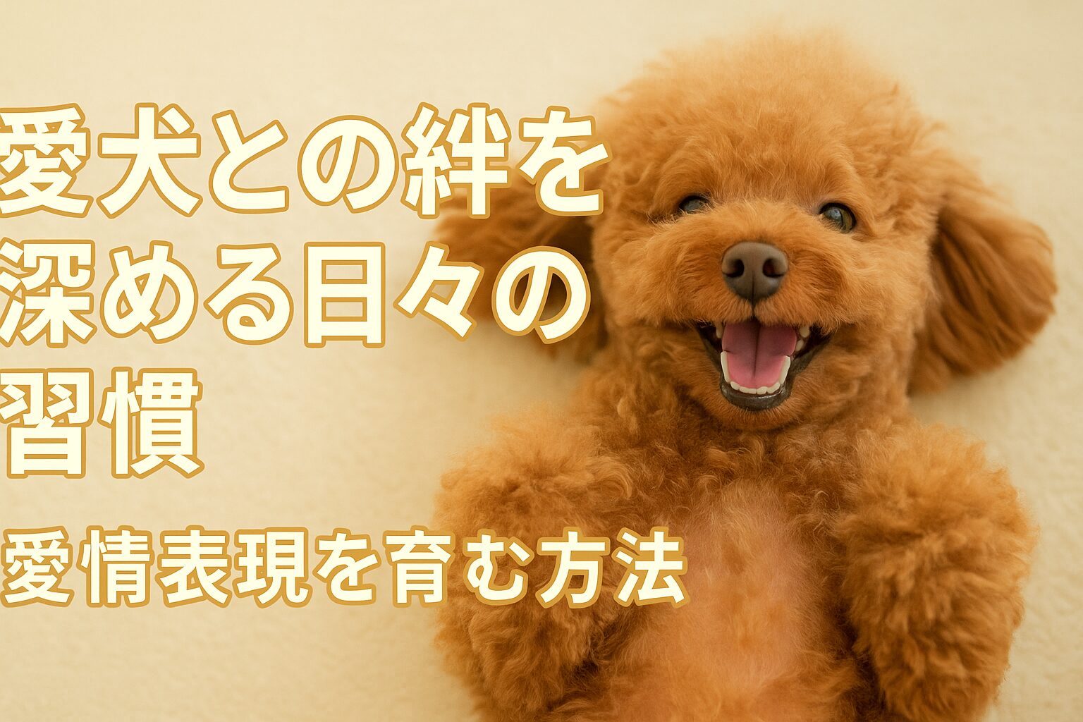 犬との絆