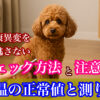 犬の体温