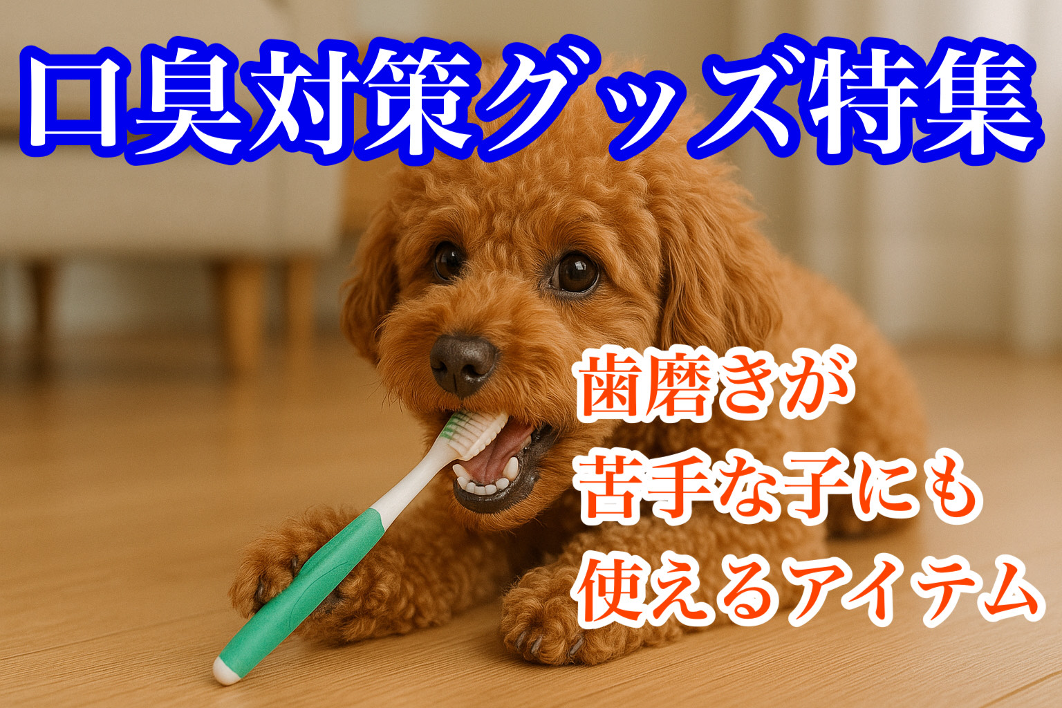 犬の歯磨き