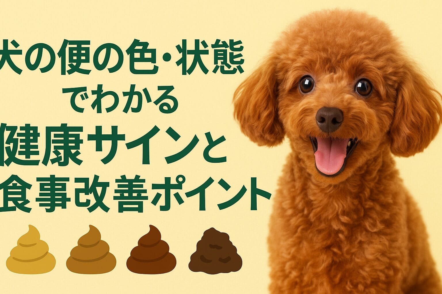 犬の便の色
